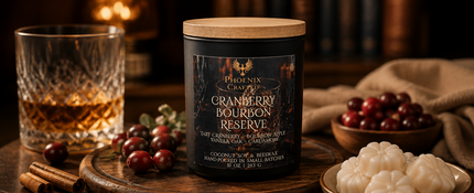 Phoenix Crafted fall candle styling for a Triad autumn hosting guide.