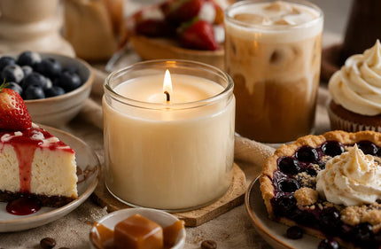 Gourmand Candles Explained: How to Choose a Dessert-Inspired Scent That Isn’t Too Sweet with desserts and fruits
