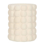 Cream Speckle Bubble Tealight Wax Warmer in a textured bubble design, trendy home décor accent.