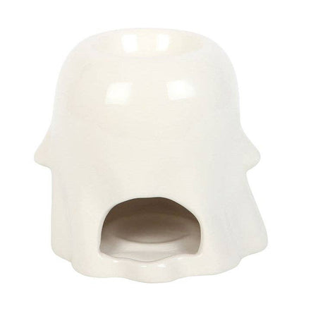 Groovy Ghost Halloween Oil Burner and Wax Warmer featuring a playful ghost design for spooky autumn decor.