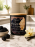 Black Raspberry Vanilla candle in a decorative Phoenix Crafted vessel.
