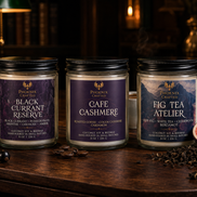 Build Your Own 3-Candle Discovery Set with three Phoenix Crafted candles arranged together.