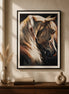 Embermane Spirit Diamond Painting featuring a radiant horse portrait with shimmering colors.