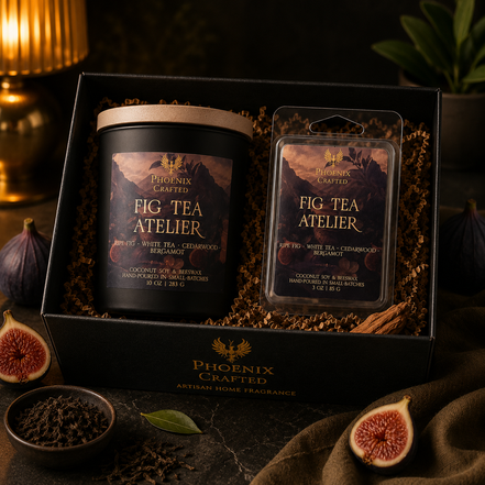 Fig Tea Atelier Candle + Wax Melt Gift Set