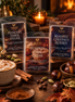 Hearth & Home wax melt discovery set with Pistachio Ember Atelier, Pumpkin Café Crème, and Roasted Chestnut Reserve.