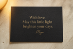 Premium Foil Gift Message