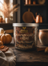 Pumpkin Café Crème candle in the Limited Rose Gold 18 oz vessel by Phoenix Crafted.