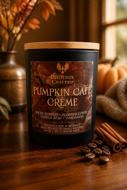 Pumpkin Café Crème — Pumpkin Spice & Coffee Candle