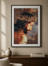 Redeemer’s Grace completed diamond painting of Christ wearing a crown of thorns in warm brown, cream, gold, and red tones.