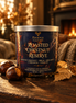 Roasted Chestnut Reserve 18 oz candle in the Limited Rose Gold Phoenix Crafted vessel.