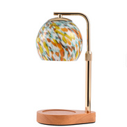 Lamp Warmer for Candles and Simmer Pots | With Timer, Adjustable & Dimmable (2 Styles) in colorful curved design.