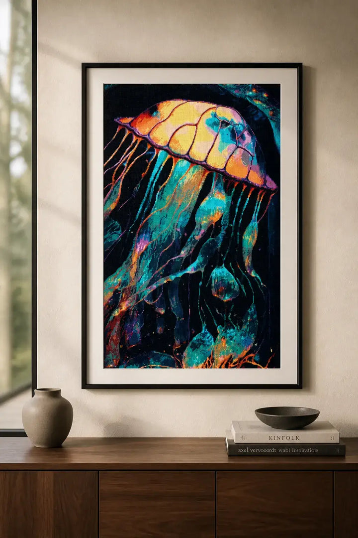 Solar Tide Jellyfish Diamond Painting
