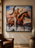 Spirit of the Plains Diamond Painting depicting a warrior on a horse against a scenic background.