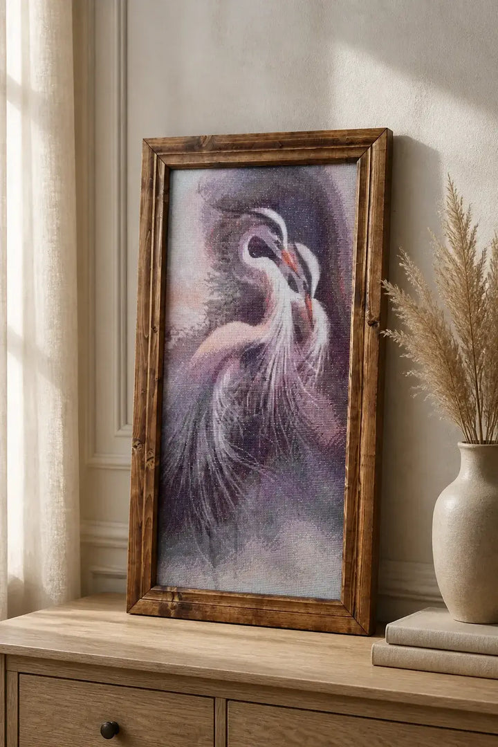 Twilight Cranes Diamond Painting