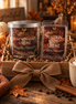 Pumpkin Café Crème Limited Rose Gold gift set with an 18 oz candle and matching 5 oz wax melts
