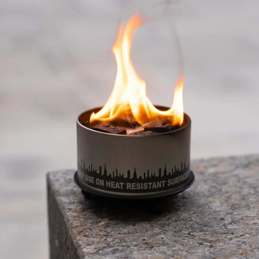 Trivet/Candle Holder City Bonfires
